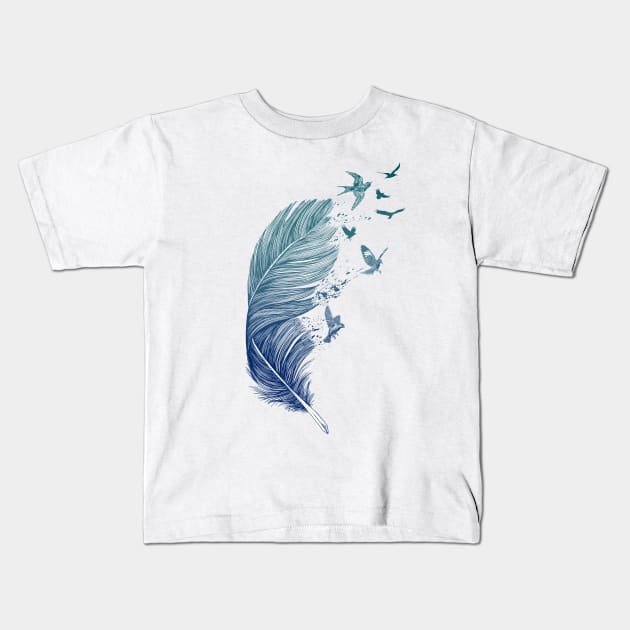 Fly Away Kids T-Shirt by rcaldwell